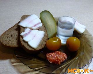 Сало в тузлуке