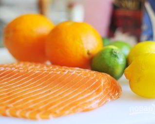 Слабосоленая семга