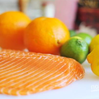 Слабосоленая семга