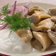 Рецепт Соленых грибов со сметаной