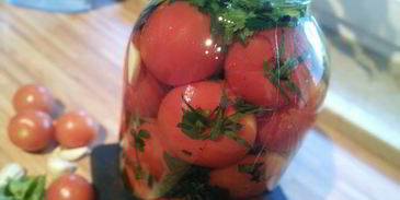 соленые помидоры зимой