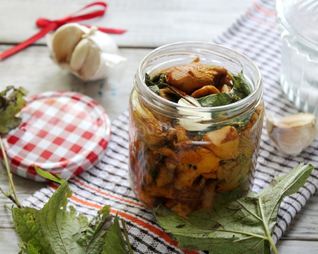 Соленые лисички на зиму