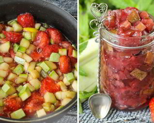 Клубничное варенье с кабачками