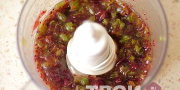 конфитюр из крыжовника, банана и мяты