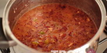 конфитюр из крыжовника, банана и мяты