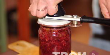 конфитюр из крыжовника, банана и мяты