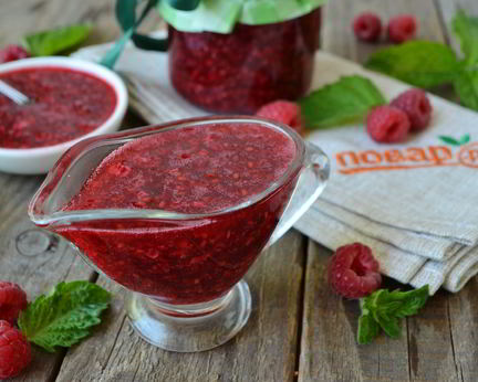 Малиновое варенье без варки на зиму