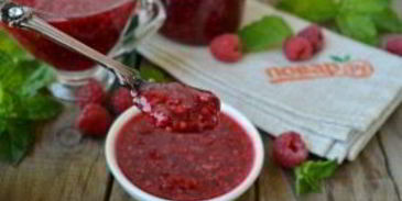 малиновое варенье без варки на зиму