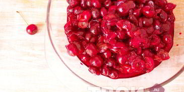 вишня в желатине на зиму