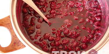 вишня в желатине на зиму