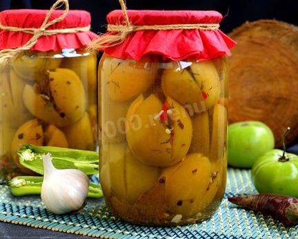 Зеленые помидоры пальчики оближешь с начинкой на зиму