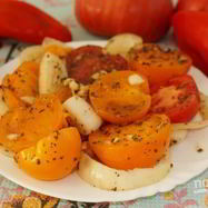 Рецепт Ароматной закуски из помидоров