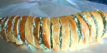 багет, запеченный в фольге