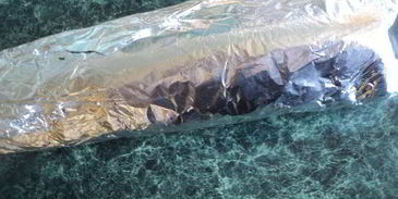 багет, запеченный в фольге