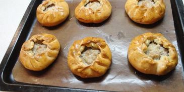 беляши без дрожжей с мясом в духовке