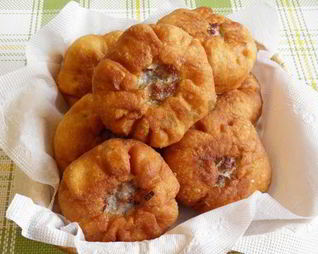 Беляши с сухими дрожжами на воде