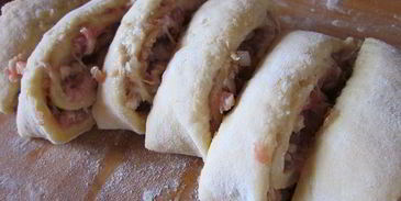 ленивые беляши на творожном тесте