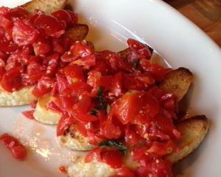 Брускетта из багета