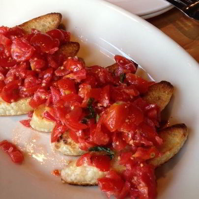 Брускетта из багета