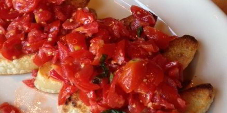 Рецепт брускетты из багета
