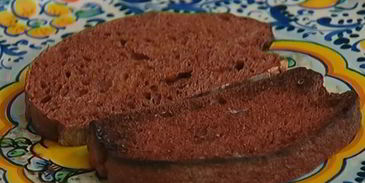 брускетта с крабами