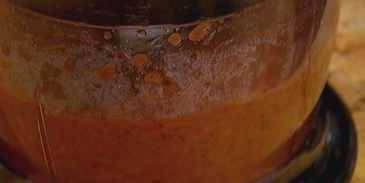 брускетта с красной фасолью и сладким перцем