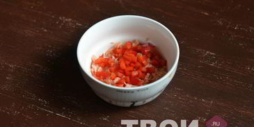 брускетта с рыбным салатом