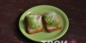 брускетта с рыбным салатом