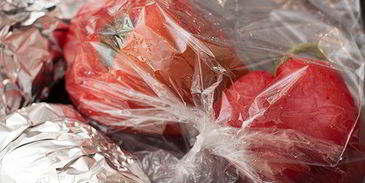 брускетта с запеченным баклажаном