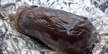 брускетта с запеченным баклажаном