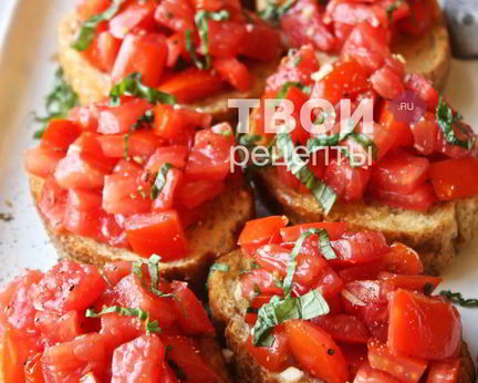 Брускетте — кростини по-итальянски