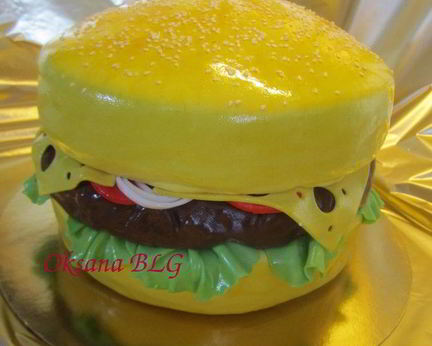 Бисквитный торт Гамбургер