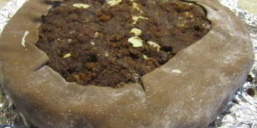 бисквитный торт гамбургер