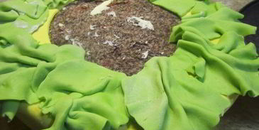 бисквитный торт гамбургер