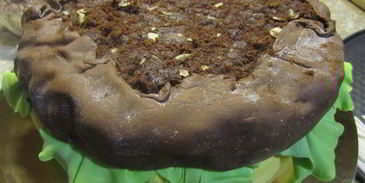 бисквитный торт гамбургер