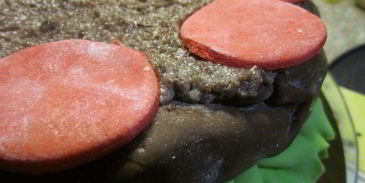 бисквитный торт гамбургер