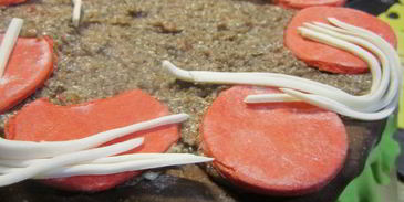 бисквитный торт гамбургер