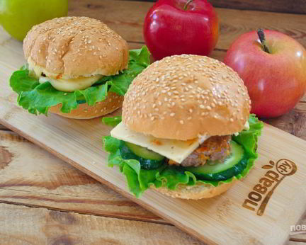 Бургер Овощные прятки