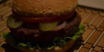 бургер с гречневой котлетой