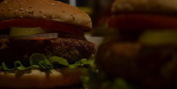 бургер с гречневой котлетой