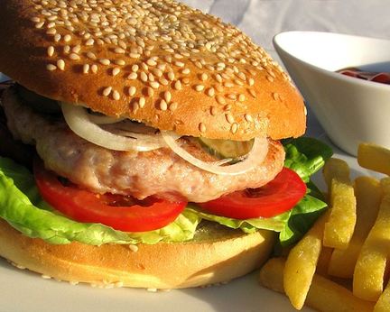 Бургер с курицей