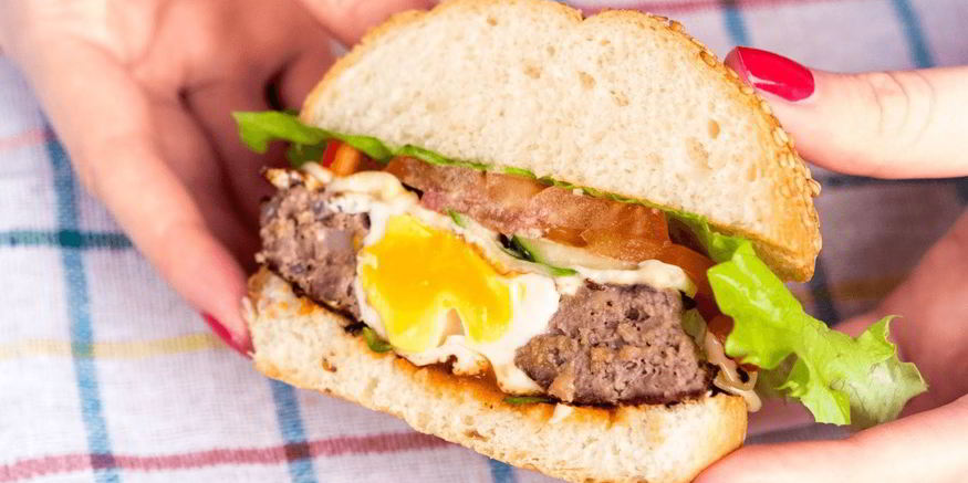 Рецепт бургера с яйцом