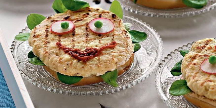 Рецепт бургеров-мордашек