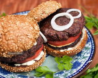 Бургеры на гриле