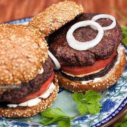 Бургеры на гриле