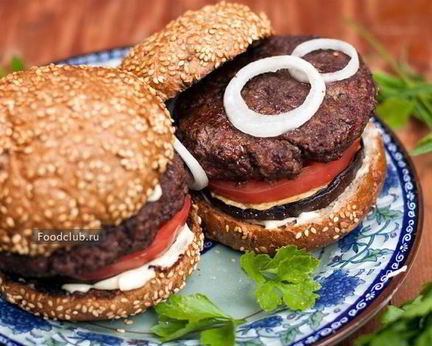 Бургеры на гриле