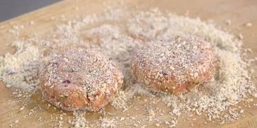 бургеры с семгой и огурцом