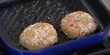 бургеры с семгой и огурцом