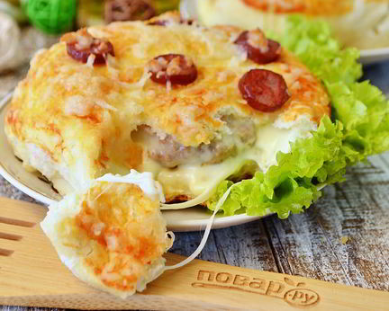 Бургеры в стиле пиццы