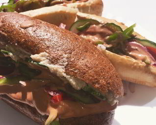 Домашние бургеры с печенью трески